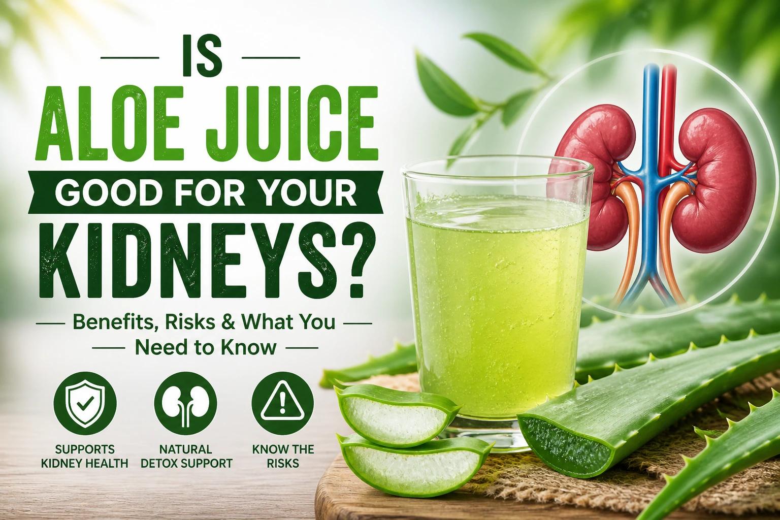 Is Aloe Juice Good for Kidneys?